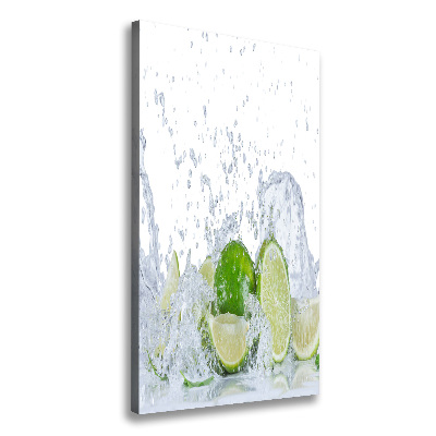Cuadro canvas decorativo para salón vertical Limas