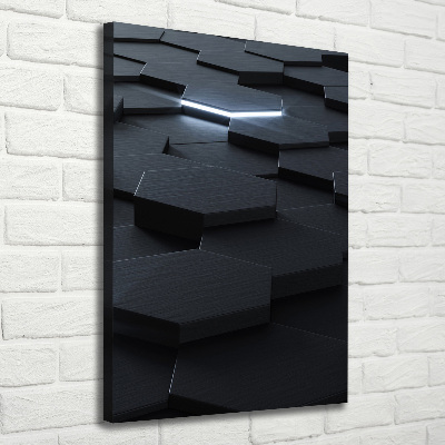 Fotografía en lienzo vertical Abstracción