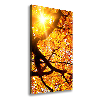 Fotografía en lienzo vertical Árbol de otoño
