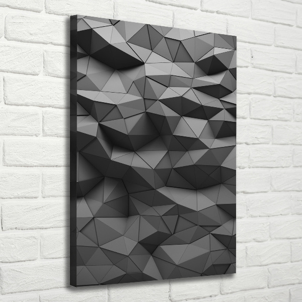 Fotografía en lienzo vertical Fondo 3D abstracto