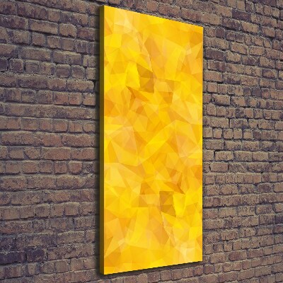 Foto obraz na płótnie pionowy Abstrakcja trójkąty