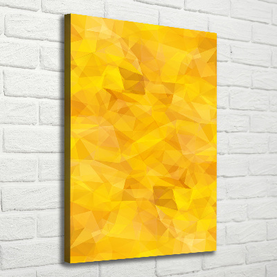 Foto obraz na płótnie pionowy Abstrakcja trójkąty