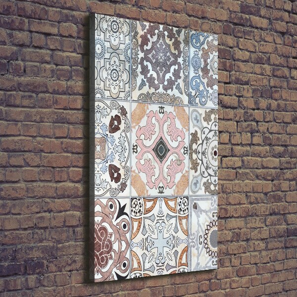 Impresión en lienzo vertical Azulejos de cerámica