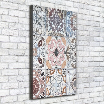 Impresión en lienzo vertical Azulejos de cerámica
