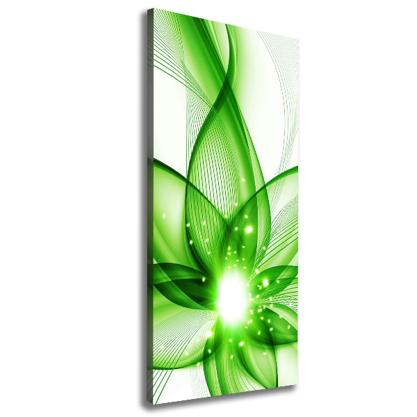 Cuadro canvas decorativo para salón vertical Abstracción