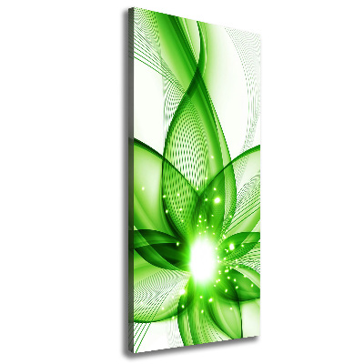 Cuadro canvas decorativo para salón vertical Abstracción