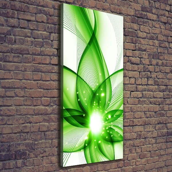 Cuadro canvas decorativo para salón vertical Abstracción