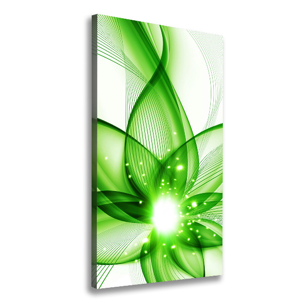 Cuadro canvas decorativo para salón vertical Abstracción