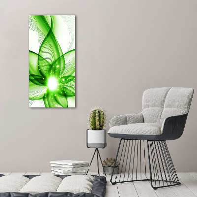 Cuadro canvas decorativo para salón vertical Abstracción