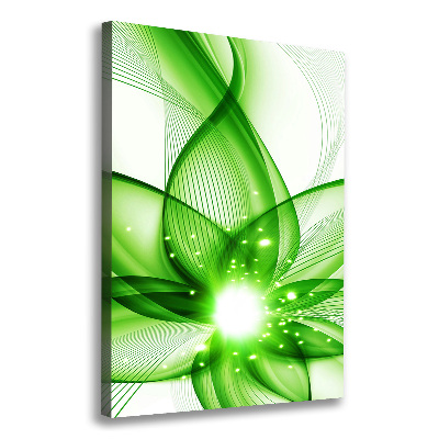 Cuadro canvas decorativo para salón vertical Abstracción