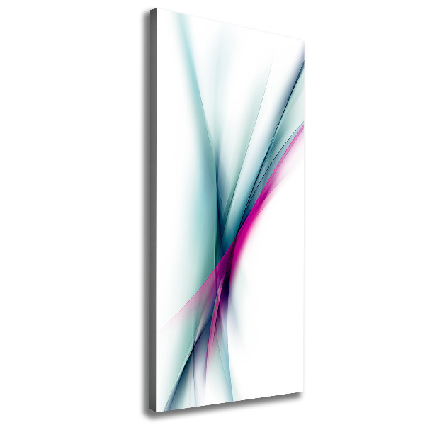 Cuadro moderno en lienzo resistente uv vertical Ondas abstractas