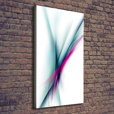 Cuadro moderno en lienzo resistente uv vertical Ondas abstractas