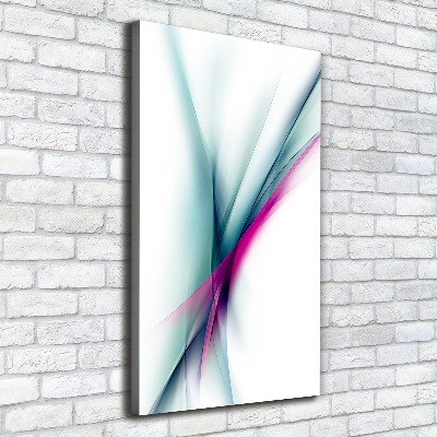 Cuadro moderno en lienzo resistente uv vertical Ondas abstractas