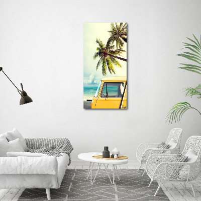 Fotografía en lienzo vertical Es hora de surfear
