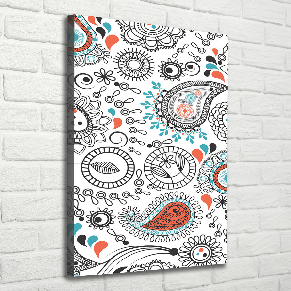 Cuadro moderno en lienzo resistente uv vertical Adornos