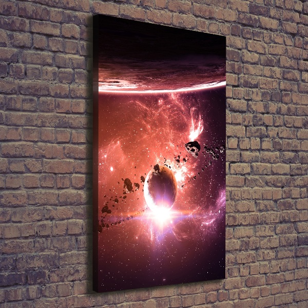 Fotografía en lienzo vertical Galaxia