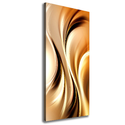Cuadro moderno en lienzo resistente uv vertical Ondas abstractas