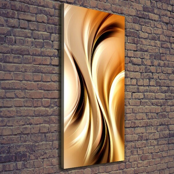 Cuadro moderno en lienzo resistente uv vertical Ondas abstractas