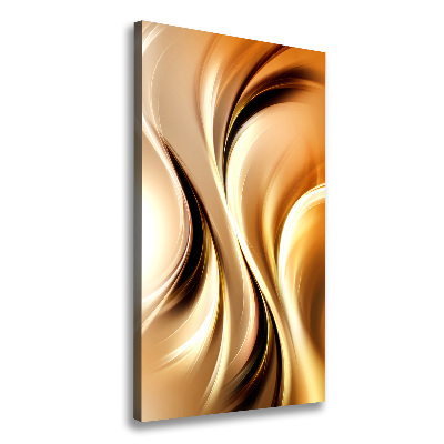 Cuadro moderno en lienzo resistente uv vertical Ondas abstractas