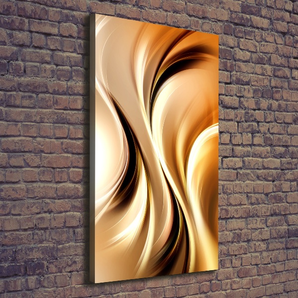Cuadro moderno en lienzo resistente uv vertical Ondas abstractas