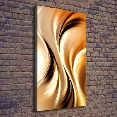 Cuadro moderno en lienzo resistente uv vertical Ondas abstractas