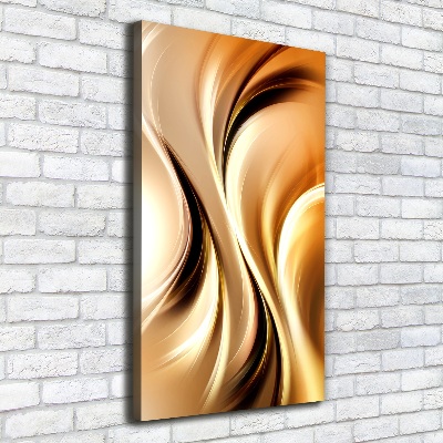 Cuadro moderno en lienzo resistente uv vertical Ondas abstractas