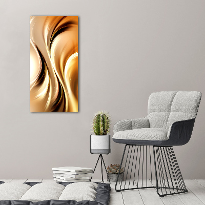 Cuadro moderno en lienzo resistente uv vertical Ondas abstractas