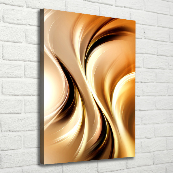 Cuadro moderno en lienzo resistente uv vertical Ondas abstractas
