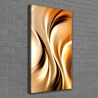 Cuadro moderno en lienzo resistente uv vertical Ondas abstractas