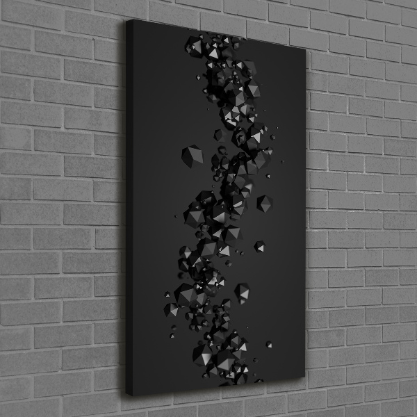 Impresión en lienzo vertical Abstracción 3D