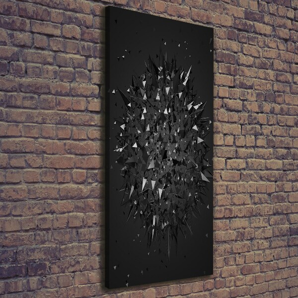 Fotografía en lienzo vertical Abstracción 3D