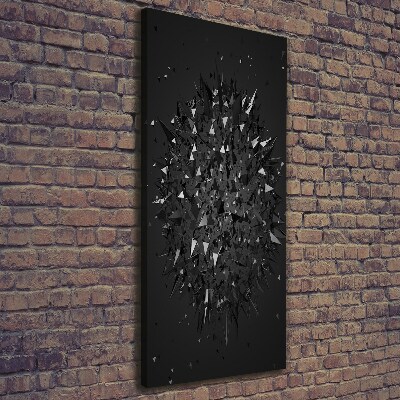 Fotografía en lienzo vertical Abstracción 3D