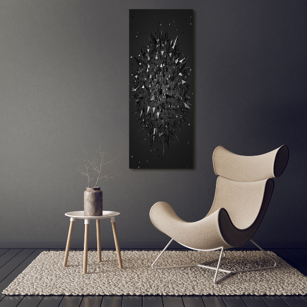 Fotografía en lienzo vertical Abstracción 3D