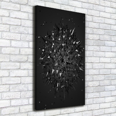 Fotografía en lienzo vertical Abstracción 3D
