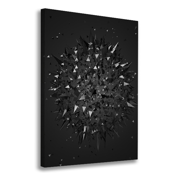 Fotografía en lienzo vertical Abstracción 3D