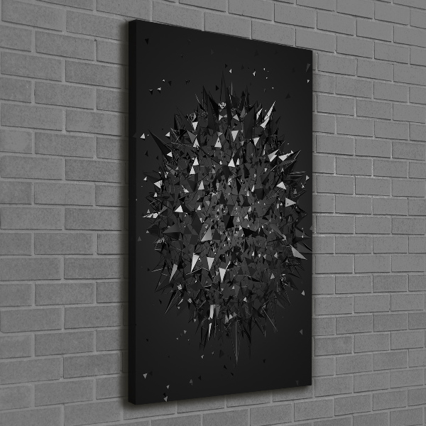 Fotografía en lienzo vertical Abstracción 3D