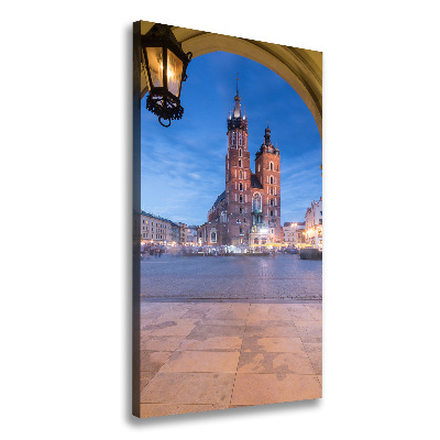 Cuadro moderno en lienzo resistente uv vertical Cracovia, Polonia