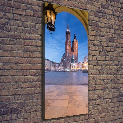 Cuadro moderno en lienzo resistente uv vertical Cracovia, Polonia