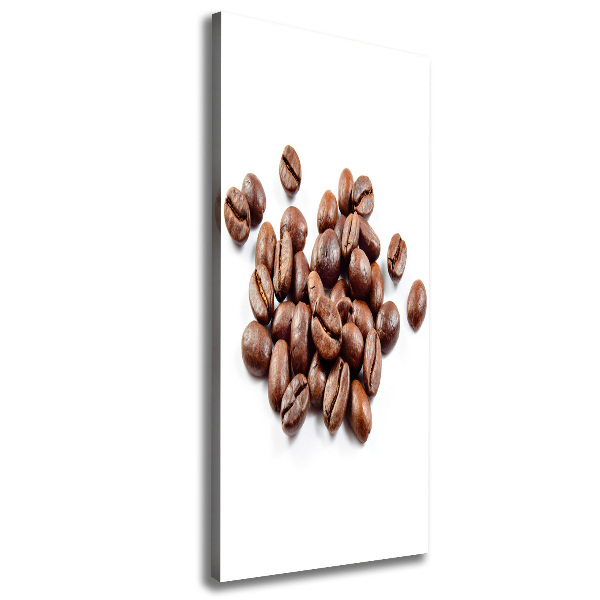 Impresión en lienzo vertical Granos de café