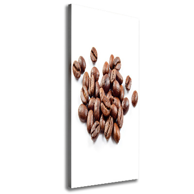 Impresión en lienzo vertical Granos de café