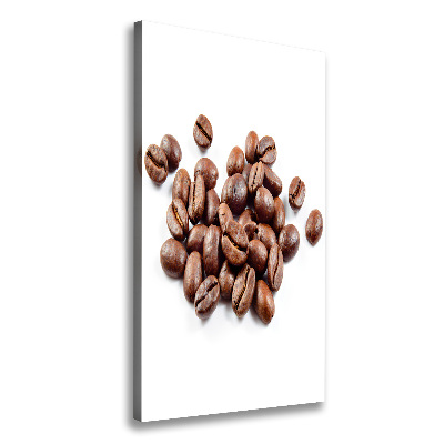Impresión en lienzo vertical Granos de café