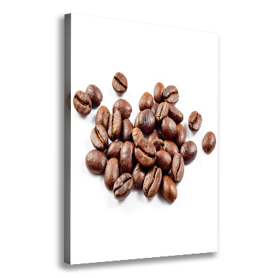 Impresión en lienzo vertical Granos de café