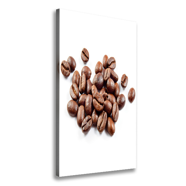 Impresión en lienzo vertical Granos de café