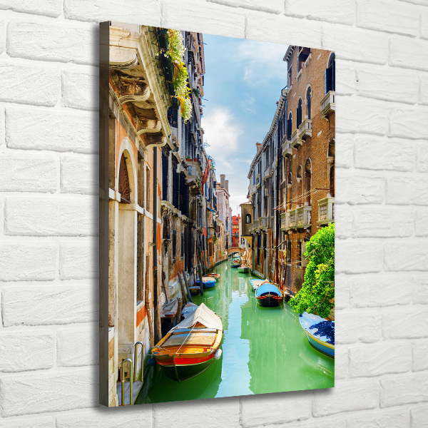 Cuadro canvas decorativo para salón vertical Venecia, Italia