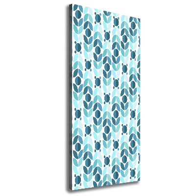 Cuadro moderno en lienzo resistente uv vertical Fondo geométrico