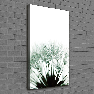 Impresión en lienzo vertical semillas de diente de león