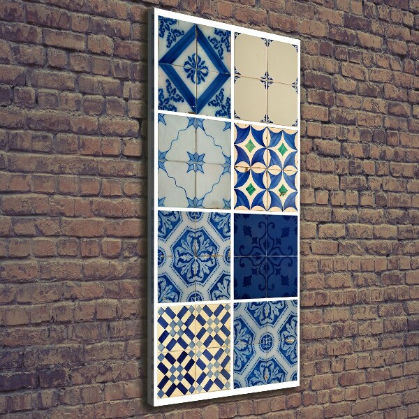 Fotografía en lienzo vertical Azulejos portugueses