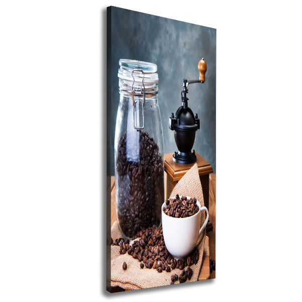 Impresión en lienzo vertical Molinillo de café