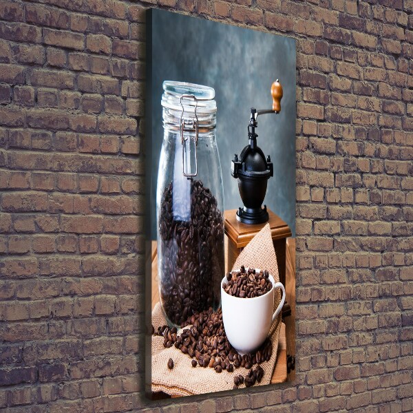 Impresión en lienzo vertical Molinillo de café