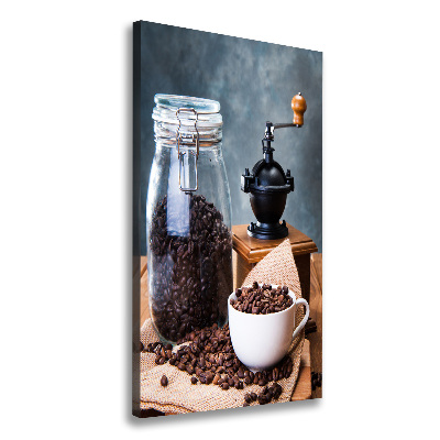 Impresión en lienzo vertical Molinillo de café